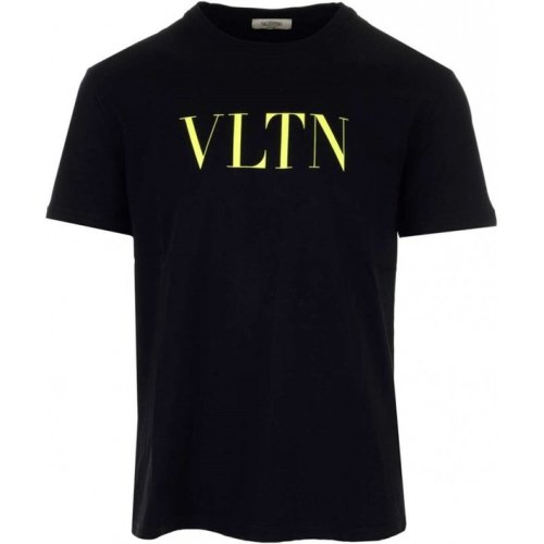  Valentino/华伦天奴 男士白色棉质短袖T恤 UV3MG10V 3LE 0BO