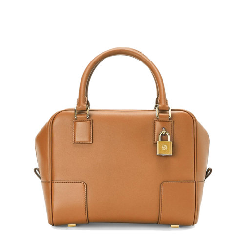 LOEWE/罗意威 21新款Amazona 19系列 女士沙漠色纳帕小牛皮方形斜挎手提单肩包0010623692