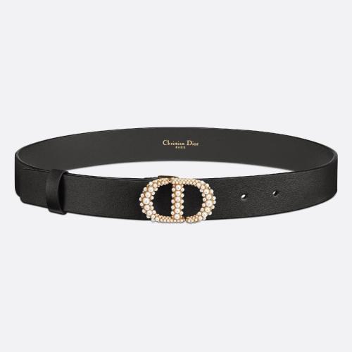  DIOR迪奥 22年秋冬 女士 腰带 Ceinture 30?Montaigne?Pearls B0279UWFP_M900