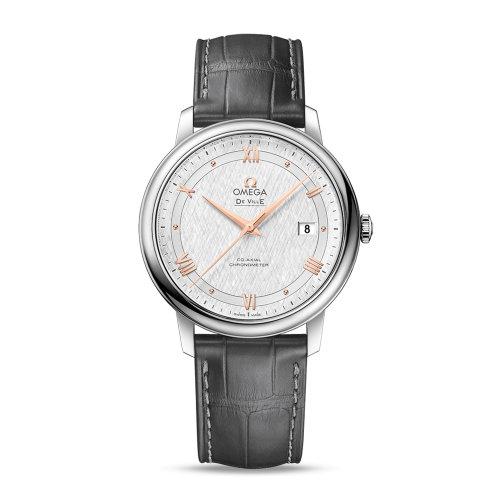 OMEGA/欧米茄 碟飞系列 典雅 同轴腕表 精钢表壳 皮表带 自动机械 男士腕表 424.13.40.20.02.005