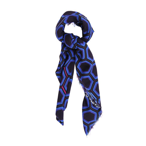 SHOKAY/绣嘉【定制】艺术家印染系列Jasper蜂潮印花披肩丝巾可定制大小