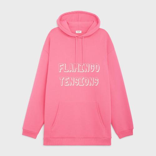  CELINE赛琳思琳 22年秋冬 男士 卫衣 艺术家印花棉质抓绒连帽衫 2Y627670Q.25FE