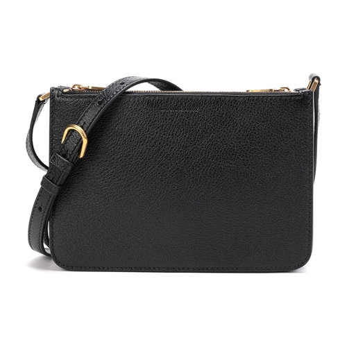 BURBERRY/博柏利  巴宝莉女包 女士黑色皮革单肩斜跨包 40750291 HKY0011N