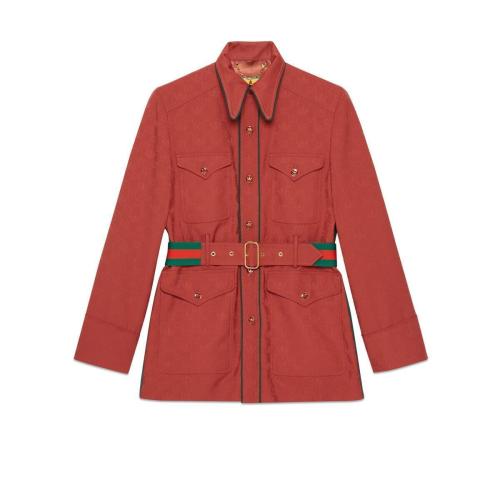  GUCCI古驰 22年秋冬 男士 adidas x Gucci联名系列GG Trefoil提花夹克 691422 ZAI22 7449