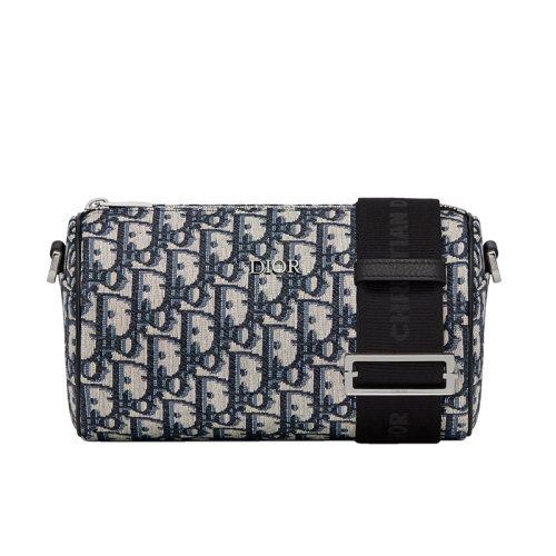 DIOR/迪奥 男士DIOR标志帆布圆筒包单肩包 1ROPO061YKY_H26E