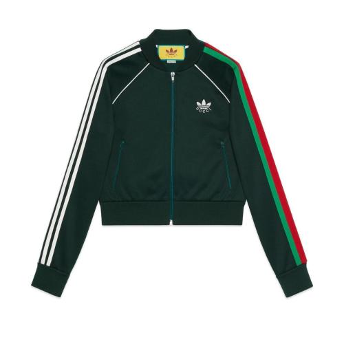  GUCCI古驰 22年秋冬 女士 adidas x Gucci联名系列拉链夹克 702399 XJEGU 3806