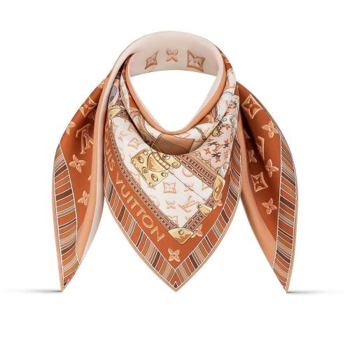  LV路易威登 22年秋冬 女士 围巾 CARRé FALL FOR YOU 70 M77803