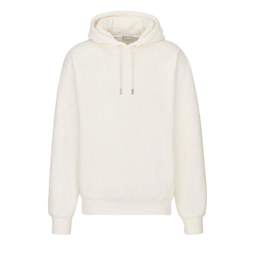 DIOR/迪奥 DIOR OBLIQUE 灰白色棉毛圈提花  男卫衣113J631A0684_C020