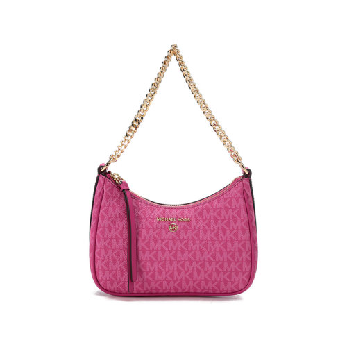 Michael Kors/迈克·科尔斯【22春夏新款】MK女包 JET SET CHARM系列人造革小号手提单肩包腋下包老花 32H1GT9C1V