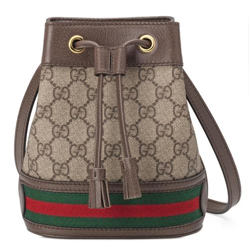  GUCCI古驰 22年秋冬 女士 Ophidia系列迷你GG水桶包 550620 96I3B 8745  预定商品2-6周发货