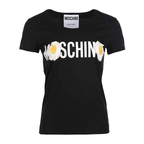 MOSCHINO/莫斯奇诺22春夏潮流印花女士短袖T恤 A070405411