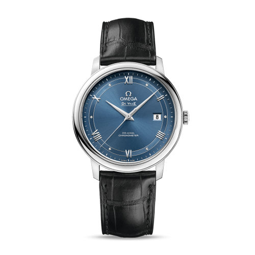 OMEGA/欧米茄 碟飞系列 典雅 同轴腕表 精钢表壳 皮表带 自动机械 男士腕表 424.13.40.20.03.002