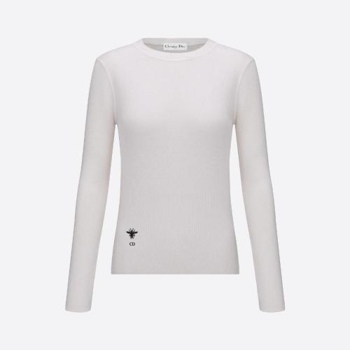  DIOR迪奥 22年秋冬 女士 针织衫 修身剪裁针织衫 314S80AM125_X0200