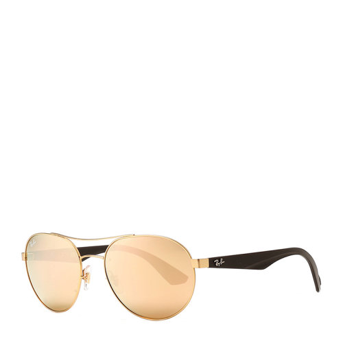 Ray-Ban/雷朋 个性 前卫 复古 圆框 金属 镜架 男女款 太阳镜 彩膜 反光 镜片 墨镜 眼镜 RB3536 55mm RB3545 54mm RayBan 雷朋