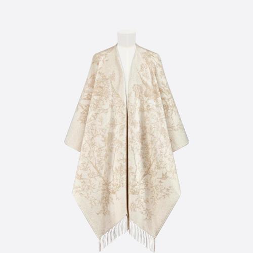  DIOR迪奥 22年秋冬 女士 斗篷 Dior 印花披风 31JHA370L011_CO90