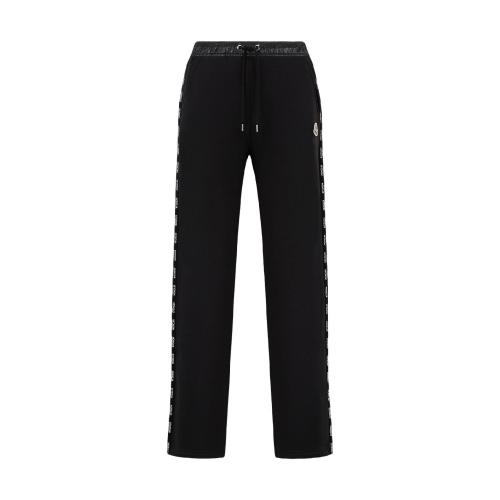  MONCLER蒙可蒙克莱 22年秋冬 女士 休闲裤 Logo Trim Trackpants H20938H00017809KX999