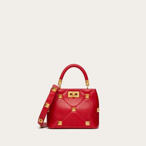  VALENTINO华伦天奴 22年秋冬 女士 单肩包 PETIT SAC a MAIN ROMAN STUD THE HANDLE BAG EN NA 预定商品1-3周发货