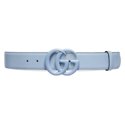  GUCCI古驰 22年秋冬 女士 双G带扣宽版腰带 400593 18YXV 4928