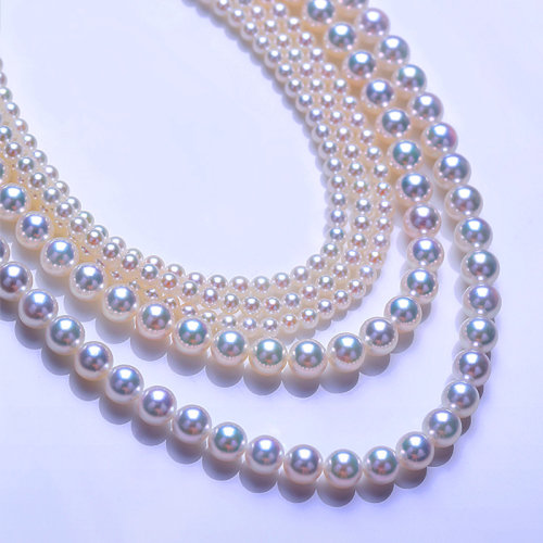 ZHUGONG/珠宫【冰魄质感baby彩凛珠】一眼万年の百搭款5.5-6mm Akoya珍珠项链