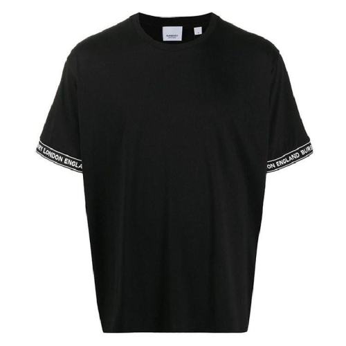  BURBERRY/博柏利 女士黑色棉质短袖T恤 80262241 PLFSX