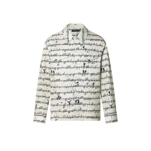 LV路易威登 22年秋冬 男士 长袖衬衫 _装风格桑蚕丝衬衫 1AATIF 1AATIA 1AATID 1AATIC 1AATIB