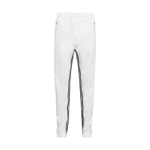 PRADA/普拉达 22年早春新款 ADIDAS联名系列 男女同款白色再生尼龙运动裤SPH155_1WQ8_F0AA1_S_212