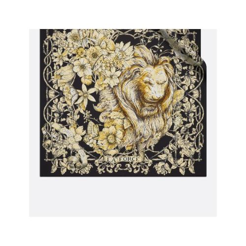  DIOR迪奥 22年秋冬 女士 丝巾 Dior 印花方巾 21TAR090I612_C900 预定商品1-3周发货