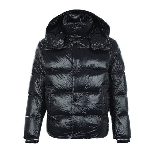 Emporio Armani/安普里奥阿玛尼21新品亮面连帽宽松男士羽绒服6K1B881NPDZ