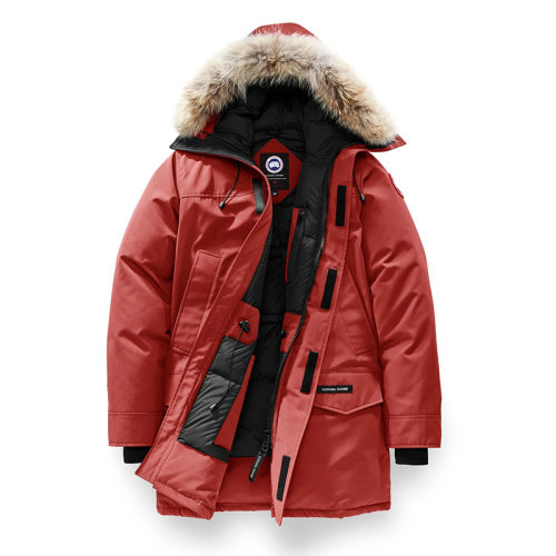 CANADA GOOSE/加拿大鹅   LANGFORD系列 男士红枫色连帽毛边防风派克大衣2062M-ER
