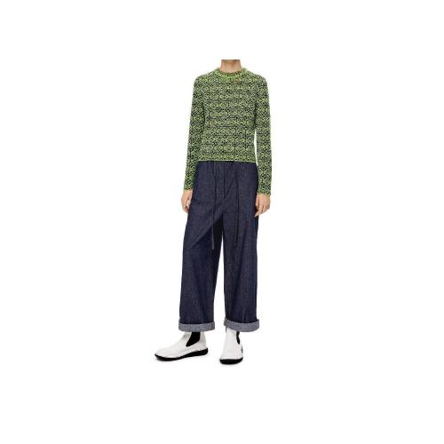  LOEWE罗意威 22年秋冬 女士 针织衫 Anagram sweater in wool S359Y14K82-8101