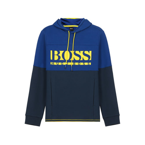 HUGO BOSS/雨果博斯 男卫衣 男士棉/聚酯纤维连帽长袖卫衣运动衫 50451159