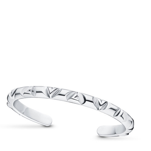 Louis Vuitton/路易威登 LV VOLT系列 经典款18k金白金手镯Q95964