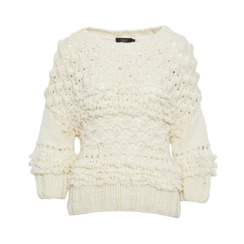 【DesignerWomenwear】SHOKAY/绣嘉秋冬女士针织衫/毛衣限量款纯手工编织系列高原女士毛衣圆领手编套衫