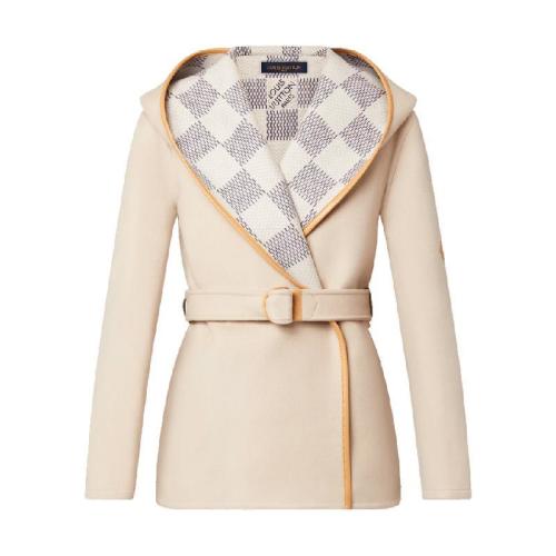  LV路易威登 22年秋冬 22年早春 女士 大衣 Caban croise Damier Azur 1A9SJ6 1A9SJ7 1A9SJ8 1A9SJ9 1A9S 预定商品2-6周发货