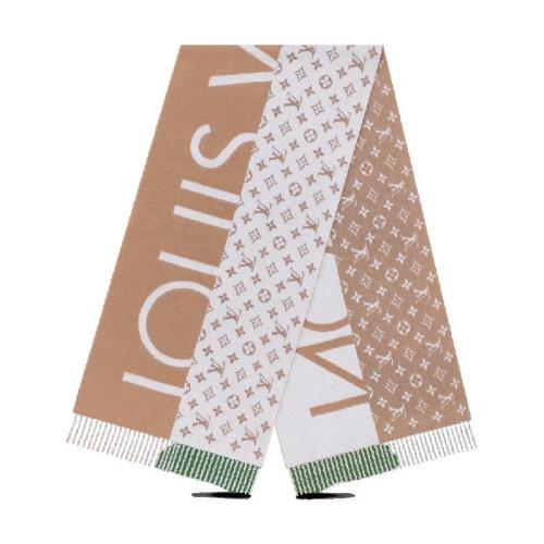  LV路易威登 22年秋冬 男士 围巾 MONOGRAM SPLIT 围巾 M77119 预定商品2-6周发货