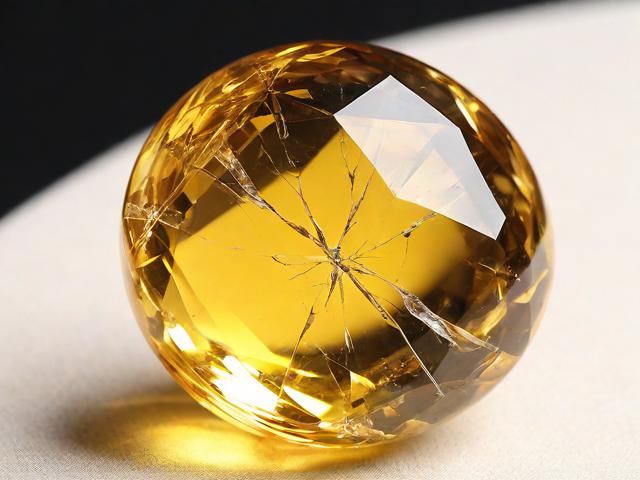 为什么黄水晶有裂痕?详细分析黄水晶裂痕的成因 为什么黄水晶有裂痕?详细分析黄水晶裂痕的成因
