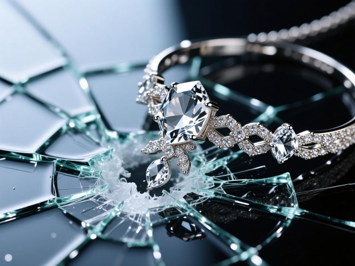 为什么水晶碰下就有冰裂？