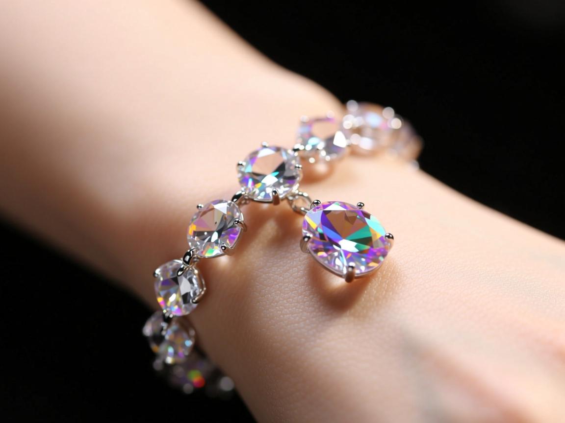水晶手链为什么会戴上爆彩？