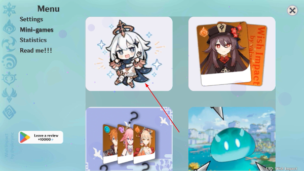 wish impact抽卡模拟