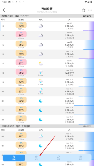 全球潮汐海洋天气预报