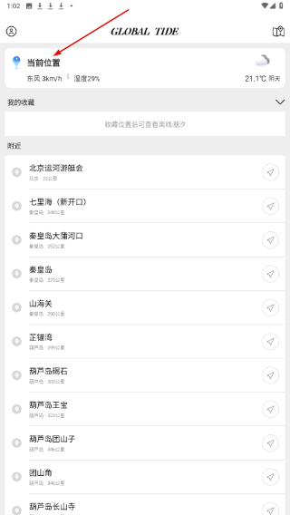 全球潮汐海洋天气预报