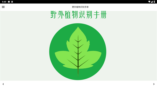 野外植物识别手册